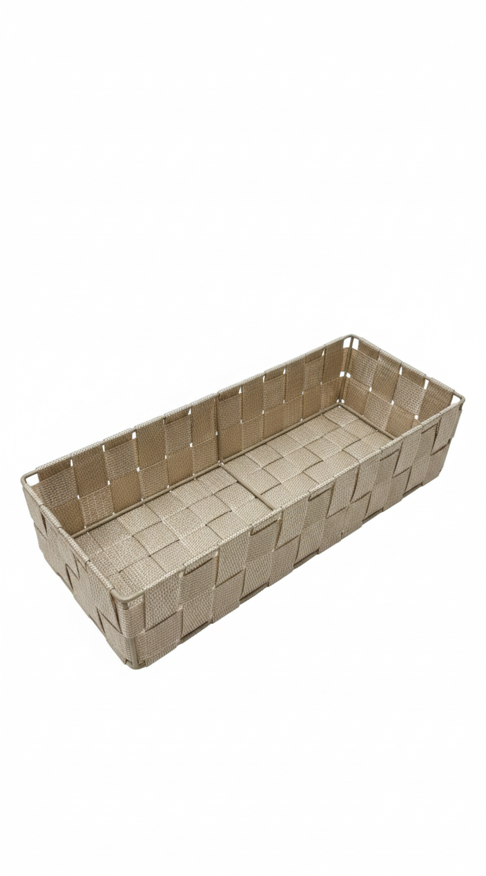 סלסלת אחסון ארוגה - מגוון צבעים-סלסלה-SUPERHOME סופרהום-זהב-סופר הום