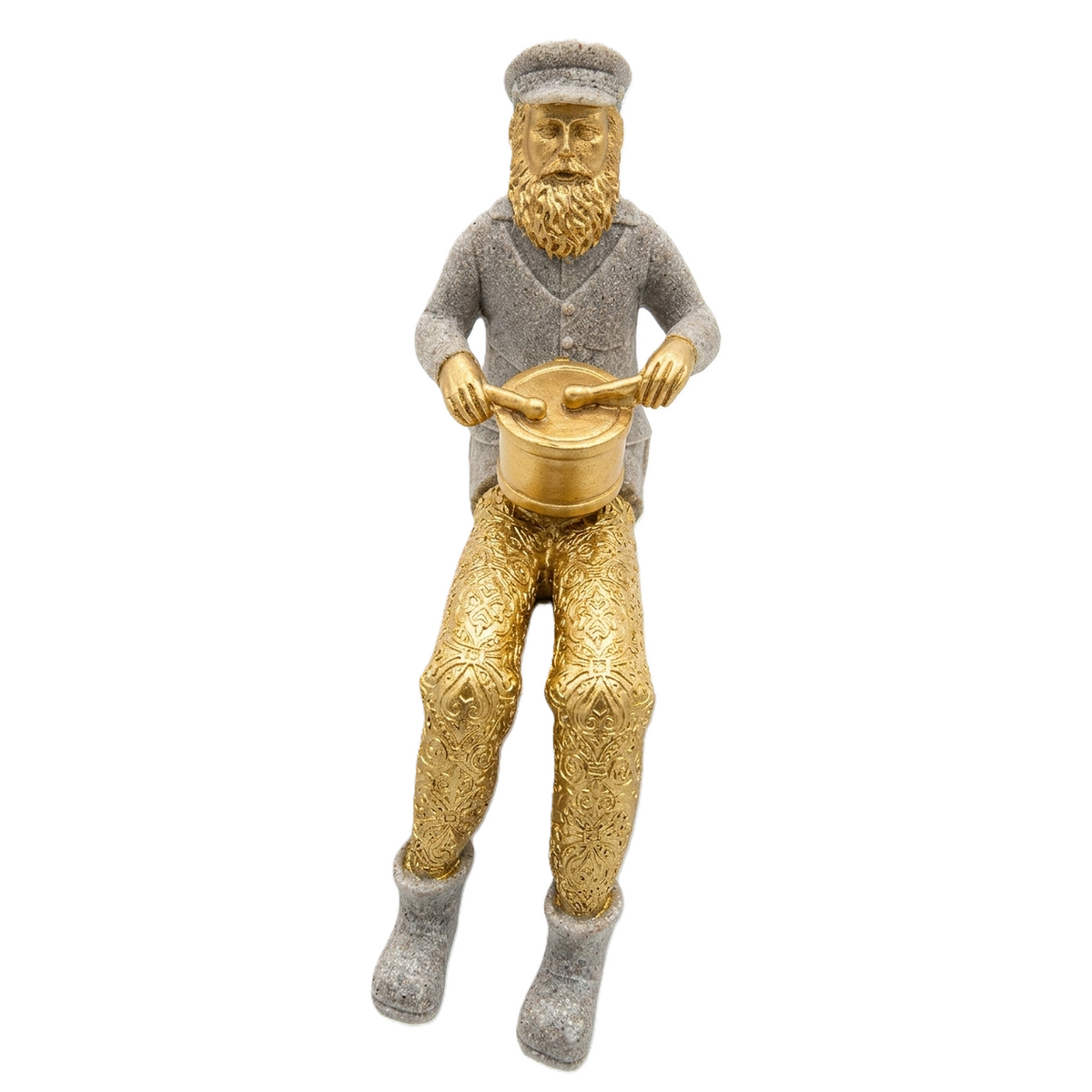 כלייזמר מנגן על תוף - אבן-כלי דקורציה-GIFTSHOP-סופר הום