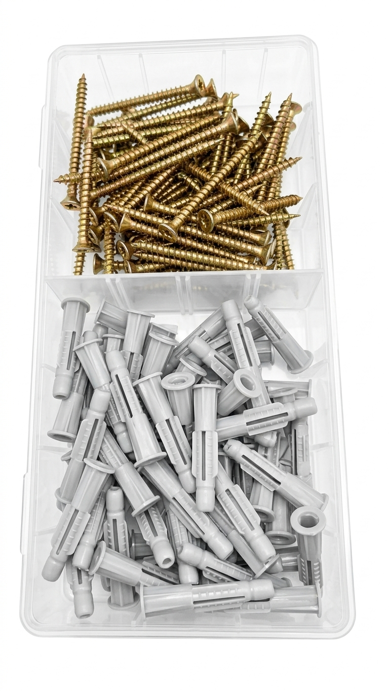 סט ברגים ודיבלים-ברגים ומסמרים-סופר הום-סופר הום