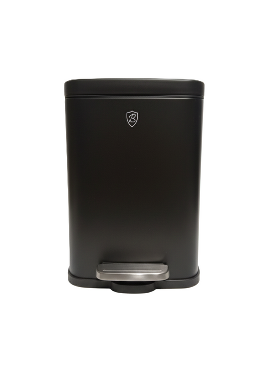 פח דוושה מלבן- מגוון צבעים-פח לשירותים-SUPERHOME סופרהום-שחור-סופר הום