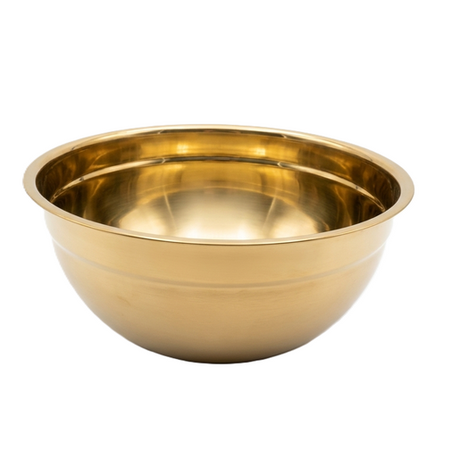 קערת נירוסטה דגם Premium Gold Bowls - מגוון מידות-קערות נירוסטה-אידיאלי לבית-24×10.8 ס"מ - ID929-סופר הום