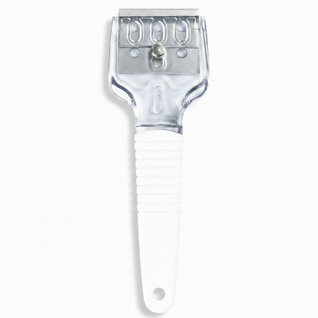 סכין מגרדת לניקוי כיריים-סכין גירוד-MAMA-לבן-סופר הום