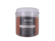 Load image into Gallery viewer, מיכל אחסון עגול-קופסאות מטבח פלסטיק-Soltam סולתם-1 ליטר-סופר הום