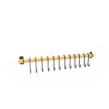 טען תמונה לצפייה בגלריה, מתקן תליה מעץ כולל ווים-מתלים למטבח-SEOWOOD-סופר הום