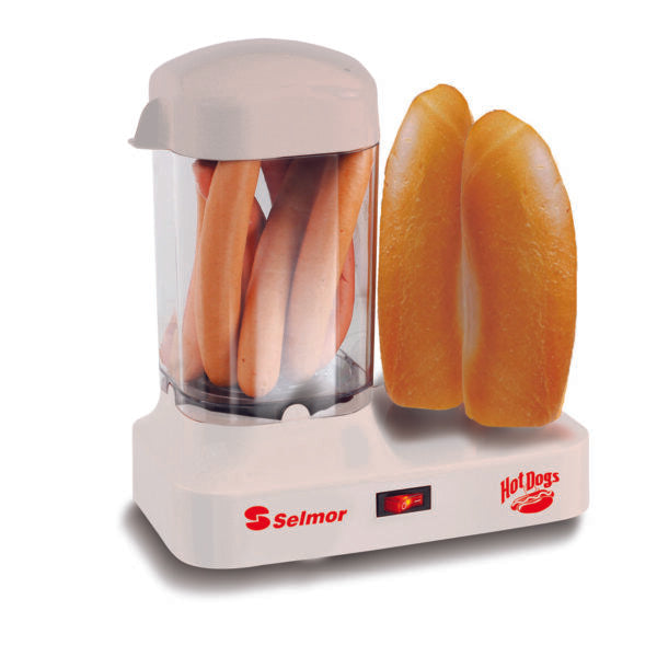 מכונה להכנת נקניקיות באידוי עם 2 מוטות ללחמניות SE-282-המבורגרים ונקניקיות-SELMOR-סופר הום