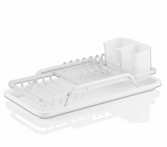 מייבש כלים - דגם LOUISE-מייבש כלים-Via Home-לבן-כסף-סופר הום