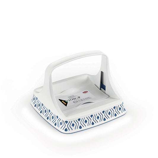 מתקן מפיות שטוח מסדרת "טוסקה"-מעמד מפיות שוכב-Stefanplast-כחול-סופר הום