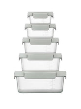 טען תמונה לצפייה בגלריה, סט 5 קופסאות אחסון-קופסאות מטבח פלסטיק-Lock & Lock-סופר הום