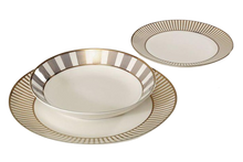 Load image into Gallery viewer, סט צלחות פורצלן איכותי 18 חלקים-סט צלחות פורצלן-DREAM CHEF-סופר הום