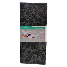 משטח ייבוש כלים מעוטר 40*50 ס"מ - מגוון צבעים-משטח לייבוש כלים-SUPERHOME סופרהום-שחור-סופר הום