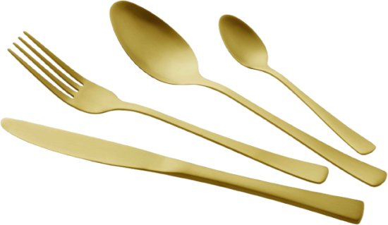 Barkan סט סכו''ם 24 חלקים - דגם-סכו"ם זהב-Soltam סולתם-סופר הום