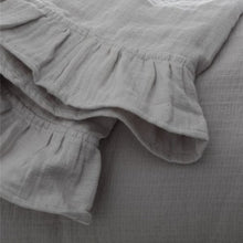 Load image into Gallery viewer, שמיכת קיץ טטרה 100% כותנה דגם Urban בשני צבעים-שמיכת קיץ-Vardinon ורדינון-אפור בהיר חלק-סופר הום