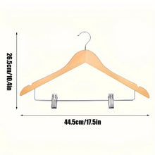 טען תמונה לצפייה בגלריה, סט 3 קולבי עץ עם קליפסים מתכווננים-קולב-KARAT-סופר הום