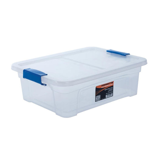 ארגז אחסון נע 20/ 15 ליטר שקוף - "דניאל"-ארגז נע-Starplast-30*39*12.5 ס"מ - 15 ליטר-סופר הום