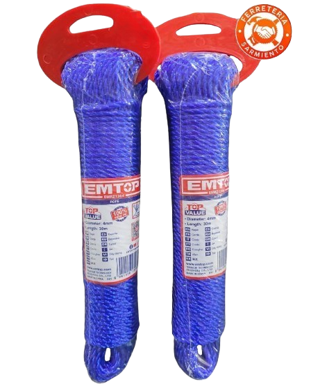 חבל ניילון EMTOP - 30 מטר-חוטים וחבלים-EMTOP-סופר הום