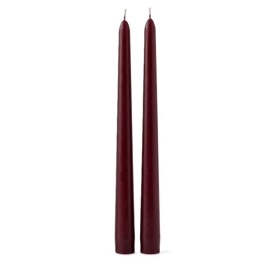 נר לפמוט 25 ס"מ - מגוון צבעים-נרות-R GIFT-בורדו-סופר הום