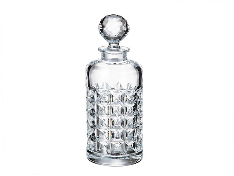 קנקן ויסקי DIAMOND מקריסטל 650 מ"ל-קנקן קריסטל-Crystalite Bohemia-סופר הום