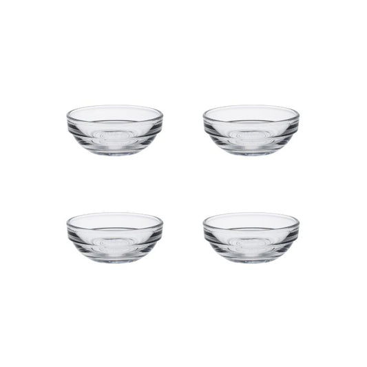 מארז 4 קערות זכוכית קטנות להגשה-קערות זכוכית-Duralex-סופר הום