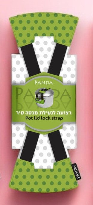 רצועה לנעילת מכסה סיר-מכסה לסיר-Panda-ירוק-סופר הום