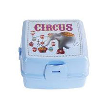 Load image into Gallery viewer, קופסת אוכל מחולקת עם סכום-קופסאות מטבח פלסטיק-Plastart-תכלת-אפור בהיר-סופר הום