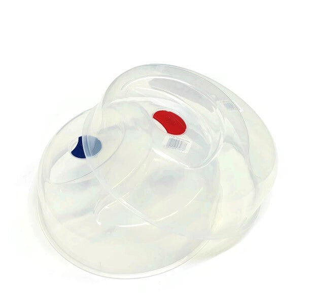 מכסה למיקרוגל 25 ס"מ-מכסה למיקרוגל-ItalPlast-שקוף-סופר הום