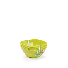 Load image into Gallery viewer, סט 4 קעריות אופל פורט – 175 מ"ל-קערית פלסטיק-Plasticforte-ירוק-סופר הום