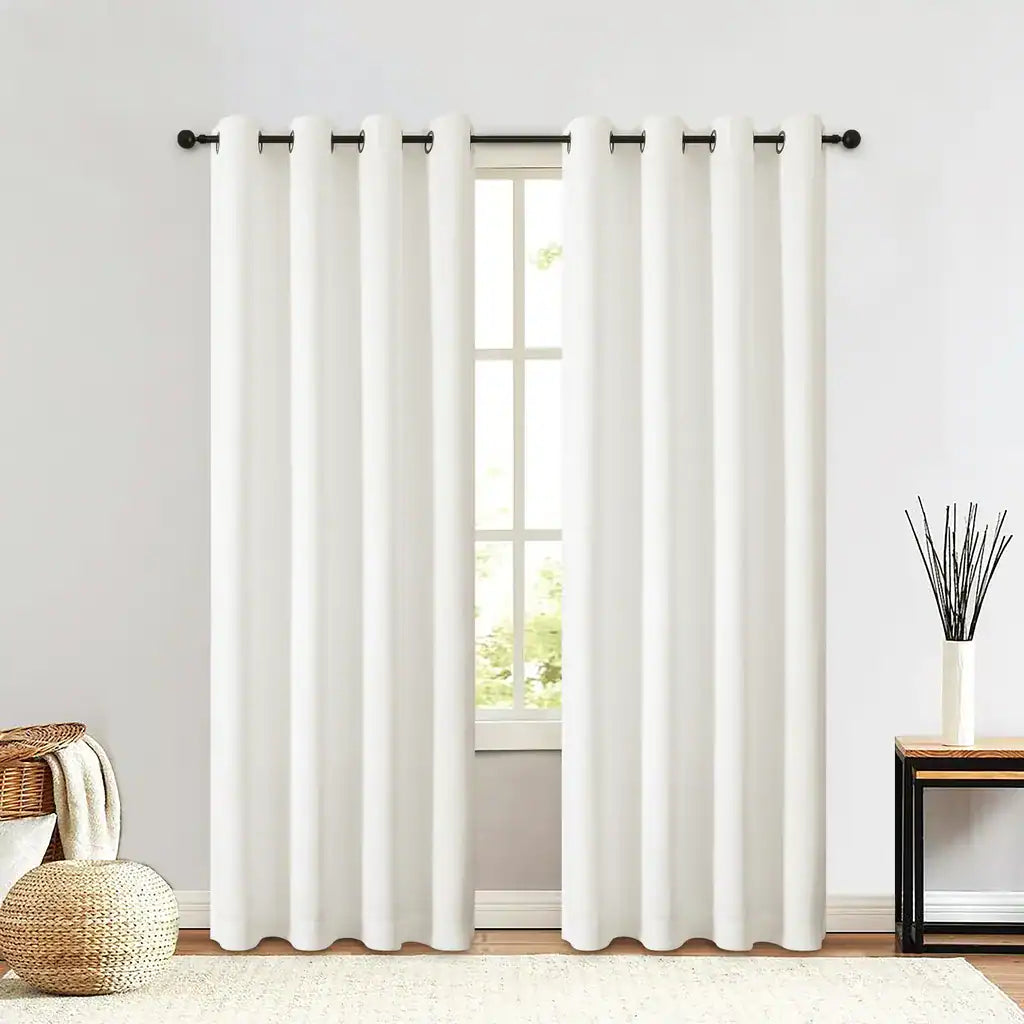 וילון סאן בלוק - מגוון צבעים ומידות-וילון בד-ASHRAM-140x160 ס"מ-אפור-סופר הום