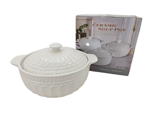 כלי פורצלן עם מכסה עגול - מגוון גדלים-הגשה פורצלן-סופר הום-גדול-סופר הום