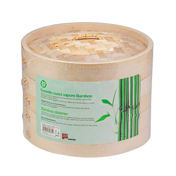 סיר אידוי - סטימר במבוק-כלי אידוי-עולם הבית-24 ס"מ-סופר הום