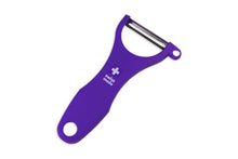 טען תמונה לצפייה בגלריה, קולפן ירקות איכותי ונוח לשימוש במיוחד-קולפן ירקות-Swiss made-סגול-סופר הום