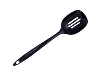 טען תמונה לצפייה בגלריה, מגוון כלי ששת מלמין במגוון צבעים-ששת סיליקון / פלסטיק-SUPERHOME סופרהום-כף חלוקה מחורצת-שחור-סופר הום