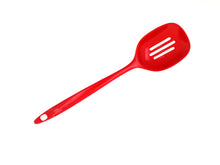 טען תמונה לצפייה בגלריה, מגוון כלי ששת מלמין במגוון צבעים-ששת סיליקון / פלסטיק-SUPERHOME סופרהום-כף חלוקה מחורצת-אדום-סופר הום