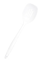 טען תמונה לצפייה בגלריה, מגוון כלי ששת מלמין במגוון צבעים-ששת סיליקון / פלסטיק-SUPERHOME סופרהום-כף חלוקה מחורצת-לבן-סופר הום