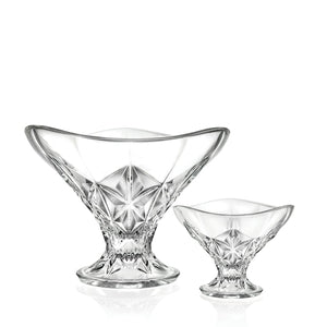 סט סלט פירות/גלידה 7 חלקים ENIGMA-קערות קריסטל-RCR ITALY-סופר הום