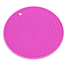 טען תמונה לצפייה בגלריה, תחתית סיליקון עגולה רב תכליתית-תחתית לסיר-BARONESS-סגול-סופר הום