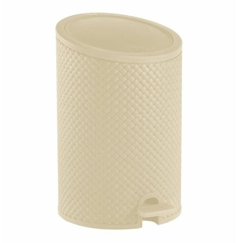 פח פדל 8 ראטן - צבעים שונים-פח לשירותים-Keter-קרם-סופר הום