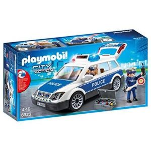פליימוביל רכב משטרה אורות וצלילים 6920-Playmobil-סופר הום