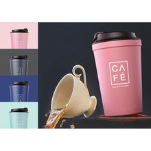 טען תמונה לצפייה בגלריה, כוס קפה תרמית עם תחתית ואקום למניעת נפילות 340 מ"ל מגוון צבעים-כוס תרמית-Food Appeal-אפורה-סופר הום