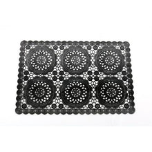 Load image into Gallery viewer, פלייסמט תחרה מרובע שחור/לבן/קרם-פלייסמנט-SUPERHOME סופרהום-שחור-סופר הום