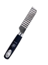 טען תמונה לצפייה בגלריה, חותך ירקות גלי ארוך ״מוצרט״-סכיני עיצוב פירות וירקות-Fortuna-שחור-סופר הום