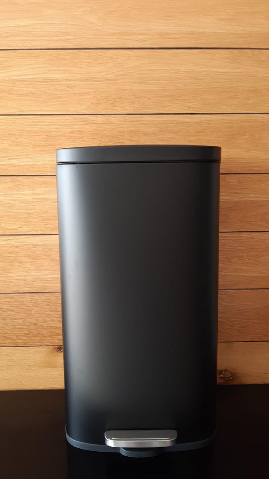 פח דוושה SS PREMIUM 50L-פח למטבח-SUPERHOME סופרהום-שחור-סופר הום