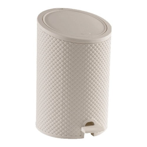 פח פדל 8 ראטן לבן 209601-פח לשירותים-Keter-סופר הום