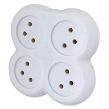 Load image into Gallery viewer, מפצל חשמל 1 ל 4 פרפרים-מפצל חשמל-Semicom-סופר הום