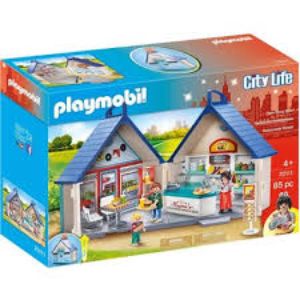 פליימוביל מטבח השף - מארז נשיאה 70111-Playmobil-סופר הום