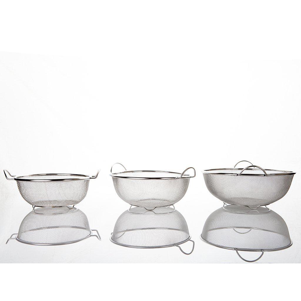 מסננת נירוסטה בגדלים שונים-מסננת נירוסטה-Cucina-20 ס"מ-סופר הום