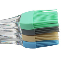 Load image into Gallery viewer, מברשת סיליקון אקריל שקוף קטנה-מברשת-Cucina-ירוק-סופר הום