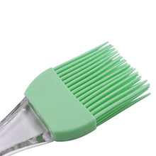 Load image into Gallery viewer, מברשת סיליקון אקריל שקוף קטנה-מברשת-Cucina-ירוק-סופר הום