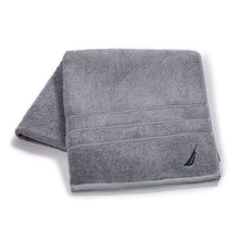 טען תמונה לצפייה בגלריה, מגבות מכל הגדלים במגוון צבעים-סדרת מגבות עם כל הגדלים-NAUTICA-50/90-אפור בהיר-סופר הום