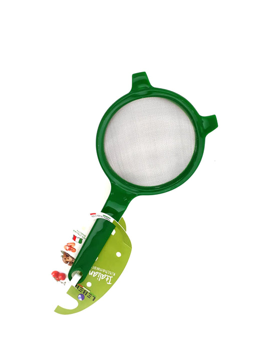 מסננת מיני איכותית בקוטר 10.5\15 ס"מ-מסננת עם ידית-Happy Kitchen-10.5 ס"מ-ירוק-סופר הום