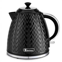 טען תמונה לצפייה בגלריה, קומקום חשמלי מעוצב סדרת זיגזג שחור\לבן-קומקום-SELMOR-שחור-סופר הום